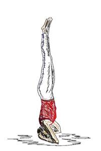 1. सिरासाना – Sirassana – Der Kopfstand