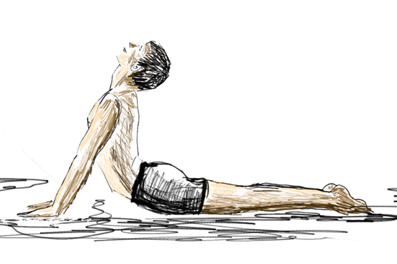 6.	भुजानगासाना  Bhujangasana  Die Kobra